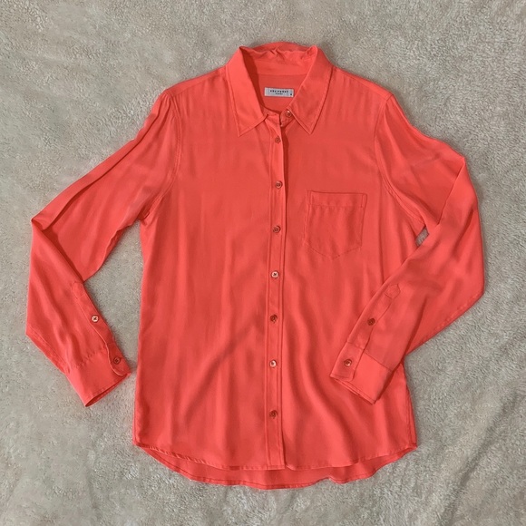 100% Silk Equipment Blouse Medium Women NEW - Picture 1 of 8